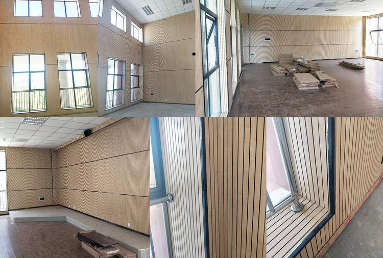 浙江溫州學(xué)校教室槽木吸音板聲學(xué)工程 浙江溫州學(xué)校教室槽木吸音板聲學(xué)工程