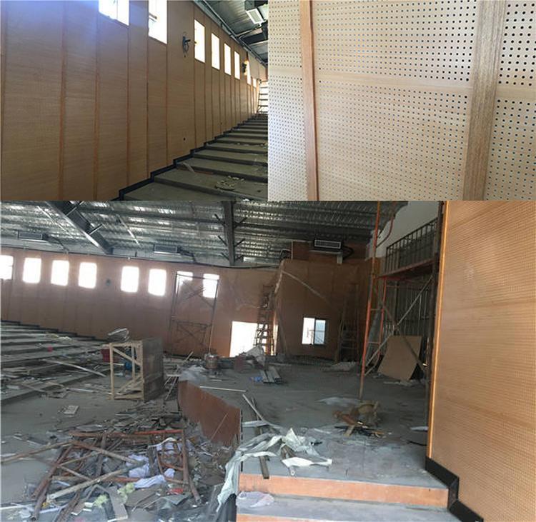 山東淄博報告廳防火木質吸音板聲學工程 山東淄博報告廳防火木質吸音板聲學工程